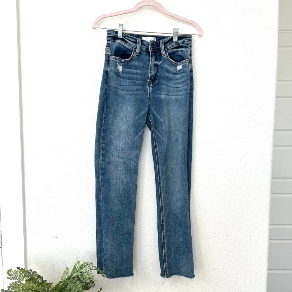 Vervet by Flying Monkey High-Rise Raw Hem Skinny‎ Jeans - Size 25